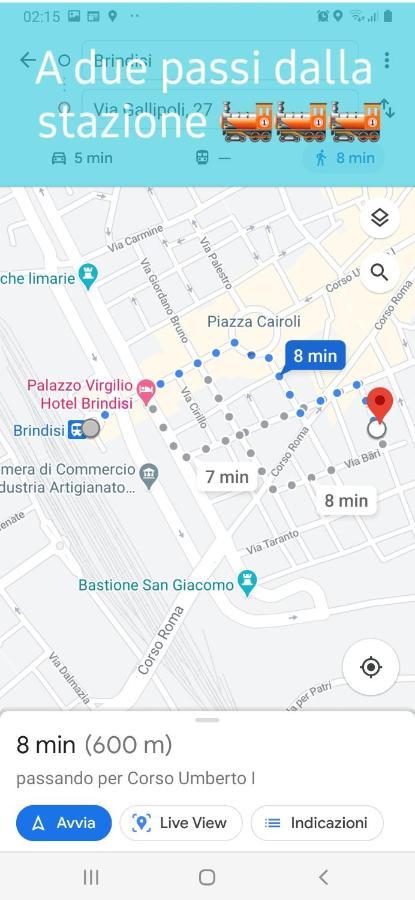 Bed Casa Vacanza Via Gallipoli - Corte Bari Μπρίντιζι Εξωτερικό φωτογραφία